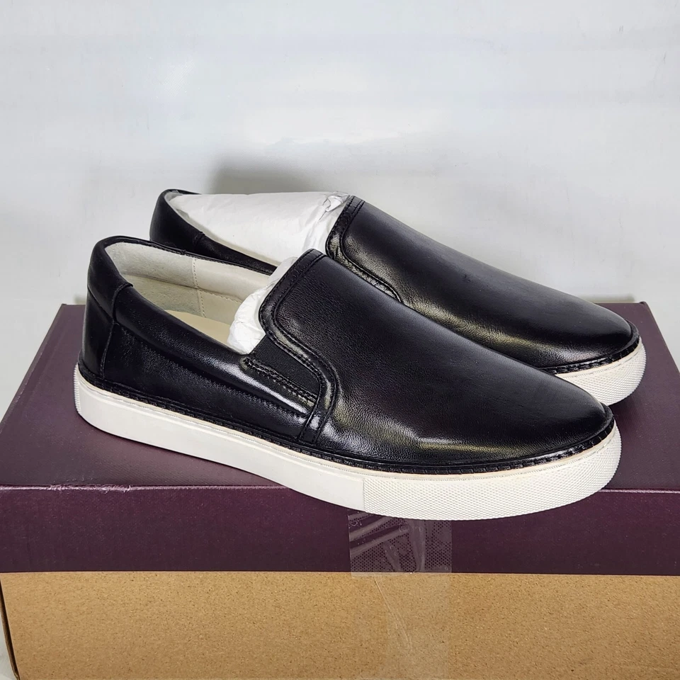 Talla 8.5 - Johnston & Murphy Callie Doble Gore Sin cordones - Cuero Negro - Mujer Foto 2 de 4