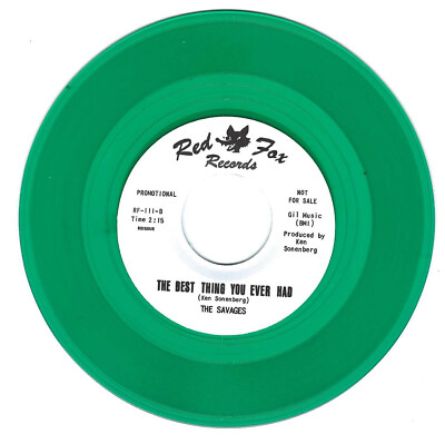Reissue-Garage 45-Savages-Cheating On Me /The Best Thing You Ever Had-Red  Fox