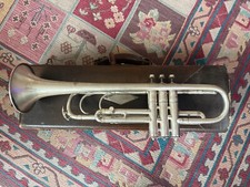 1931 Pan American Silver Trumpet 92333 C.G.Conn Line, Gold-Wash Bell, Heim MP
