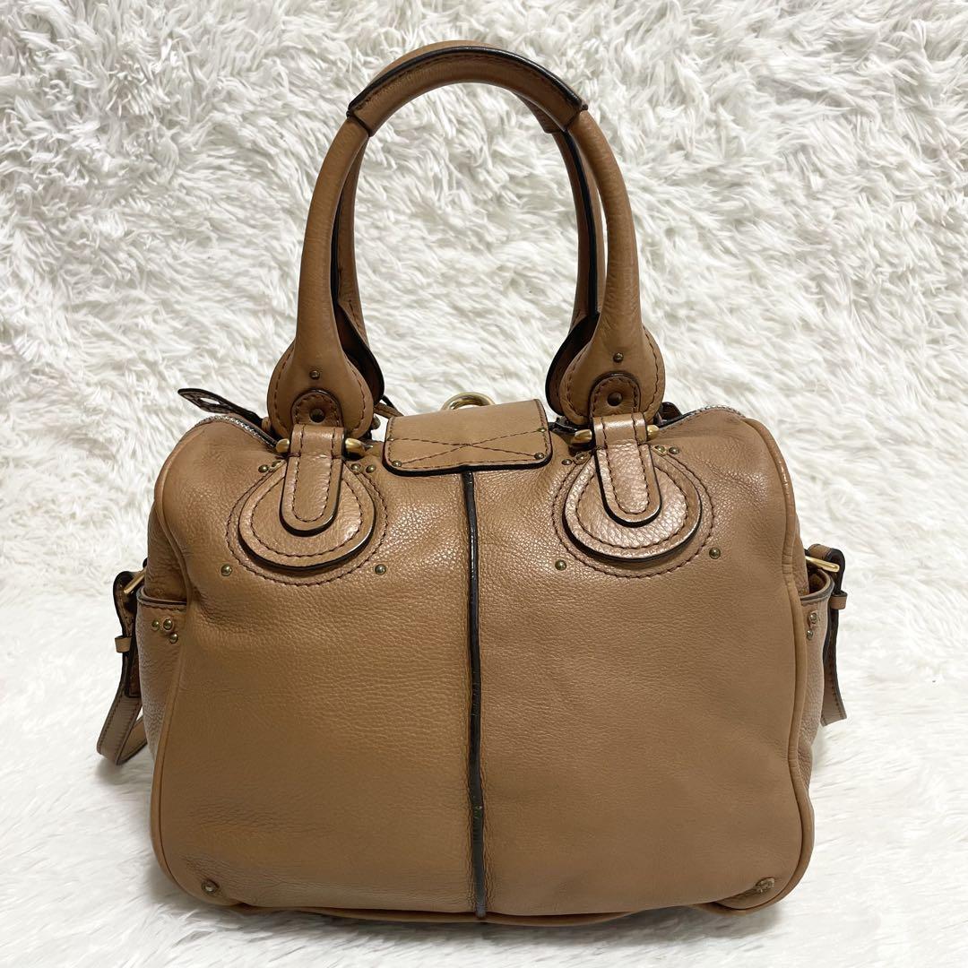 Chloe Handbag Paddington 2way Brown Y2K Rare with Chloe Handbag Paddington 2way Brown Y2K Rare with