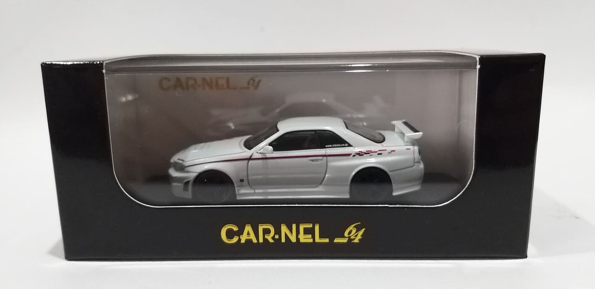 Car-nel 64 Nismo R34 Gt-r Z-tune 2004 Pearl White 1 of