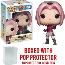 Funko Pop Anime Naruto Shippuden Sakura Vinyl Action Figure with Box Protector