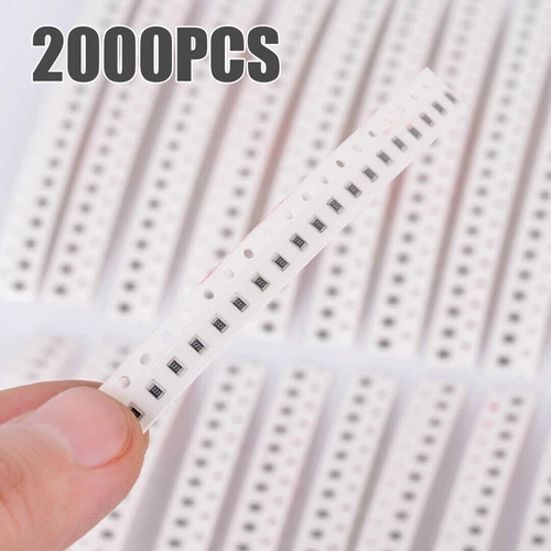 2000pcs 0805 SMD Resistor 80 Values 10R-910K Assorted Resistors Assortment Kit
