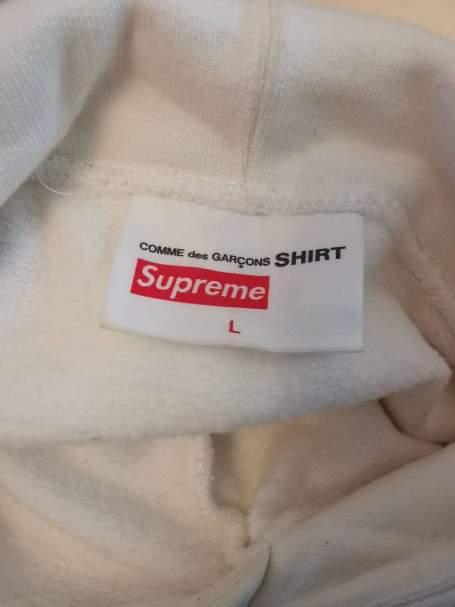 Supreme Comme des Garcons CDG SHIRT Split Box Logo Hooded