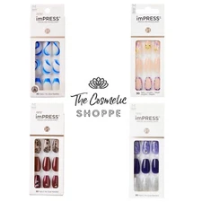 Kiss Impress Press On Short, Medium or Petite Nails! New Designs Added!Ur Choice