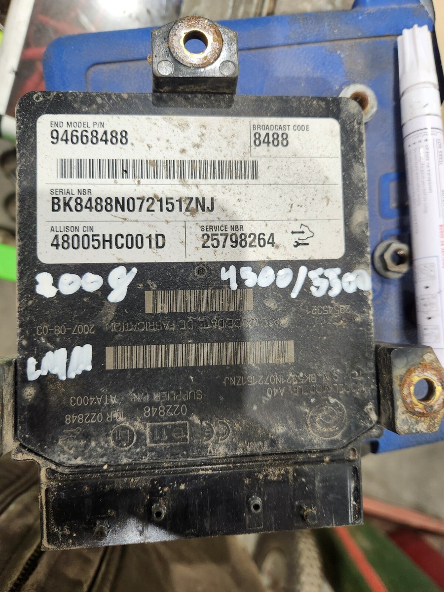 2006-2009 GMC C4500 C5500 Topkick Kodiak Transmission