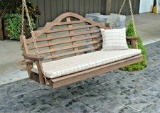 6 Ft Pine MARLBORO SWING *Multiple STAIN AND PAINT Options* AMISH Made in USA