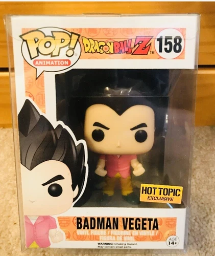 Funko Pop! Dragonball Z Badman Vegeta #158 Hot Topic Exclusive. Mint. A+Seller