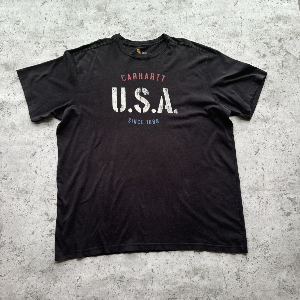 Carhartt Short Sleeved USA T-Shirt in Black Men
