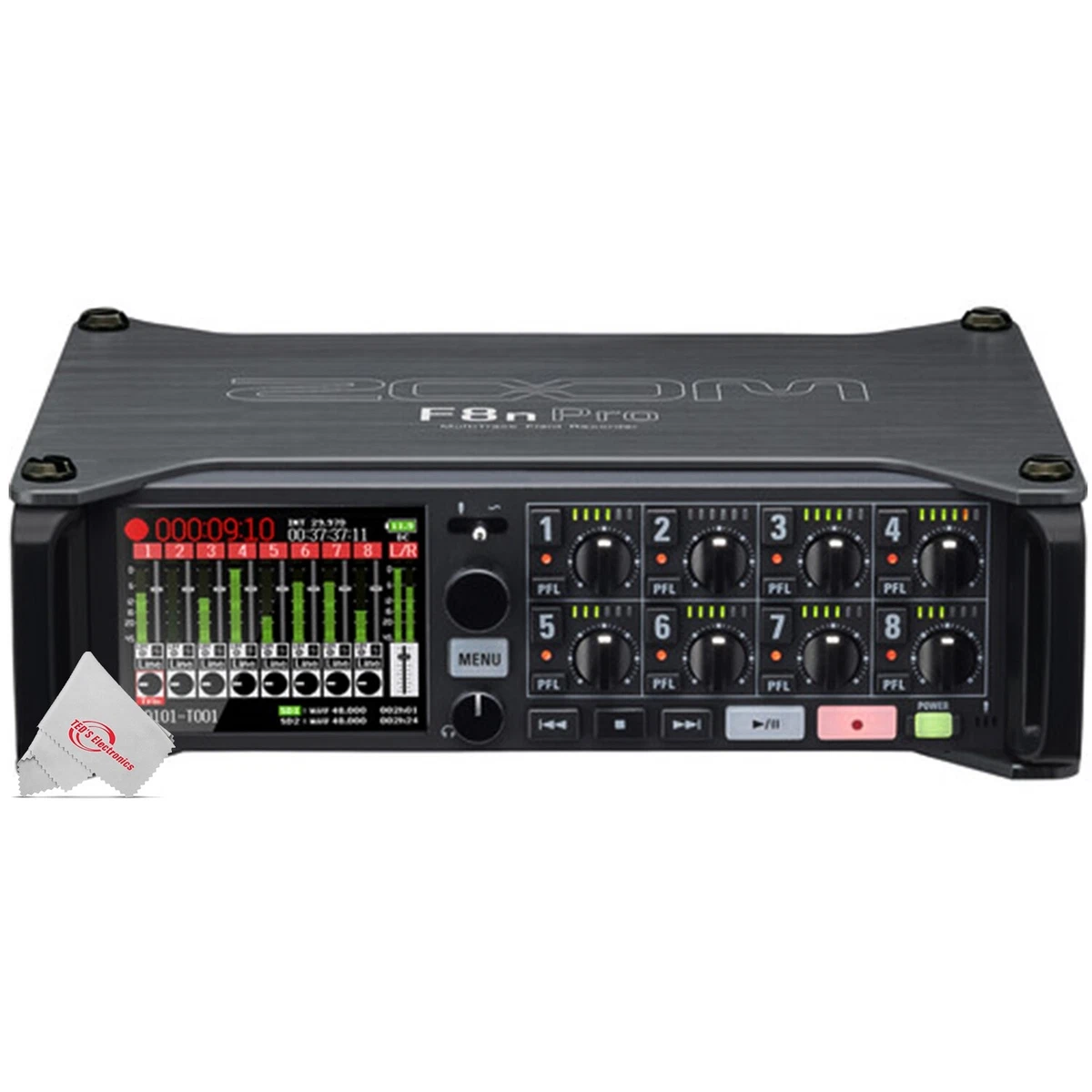 Zoom F8N Pro 8 Input 10 Track Multitrack Field Recorder for sale