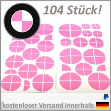 BMW Emblem Aufkleber Logo Vinyl 104x Rosa E36 E46 E60 E61 E90 E91 E92 F80 F82