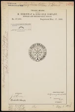 Photo:M. Heminway Sons Silk Company Ruby Brand Spooled Skeined Silk Thread