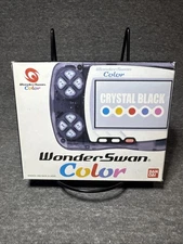 Wonder Swan Crystal Black handheld console New Japanese 4