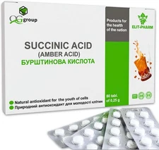 QG group Succinic Acid Amber 80 tabs/0.25g 