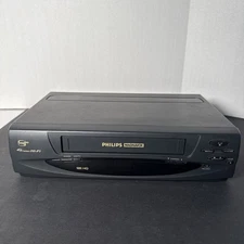 Philips VRX260AT21 VHS Recorder VCR Plus+ 4 Head Player NO Remote TESTED