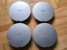 Genuine Rare Classic SAAB 4425476 Alloy Wheel Center Plastic Cap Cover Hub SET