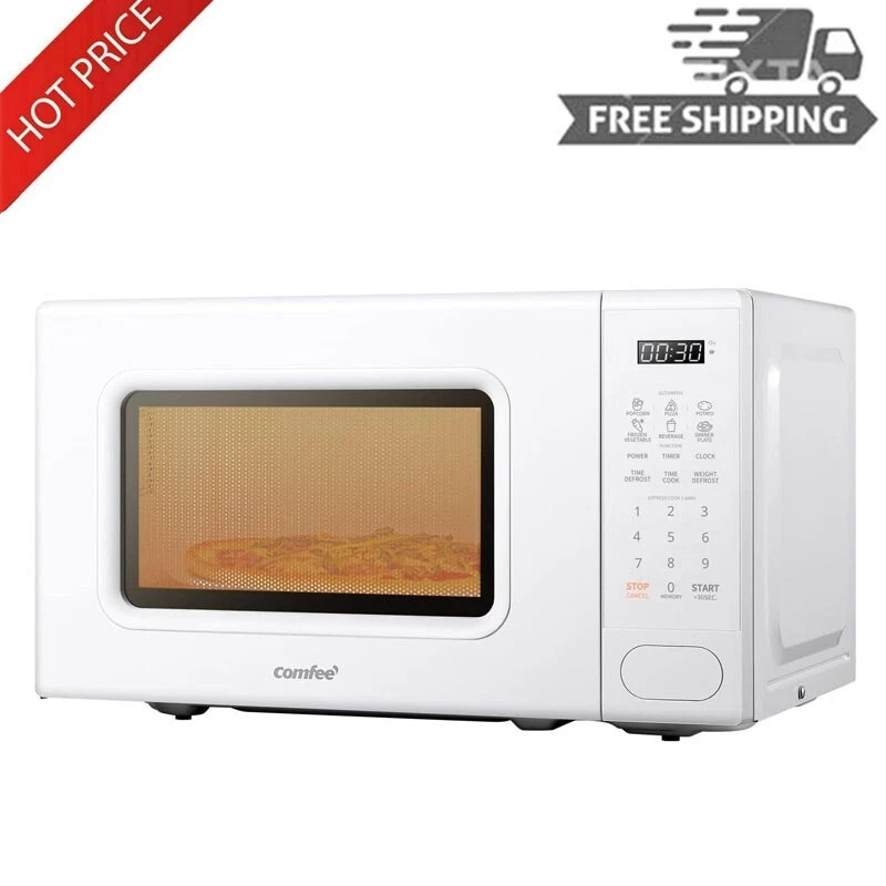 Kitchen Microwave with 11 Power Levels & Children Lock 700W for Home Office US