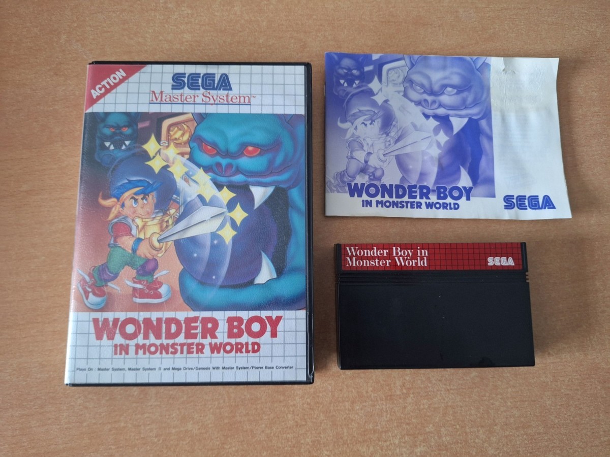 Jeu Vidéo Wonder Boy Pour Sega Master System - Version PAL - Envoi Suivi Inclus - Bon état