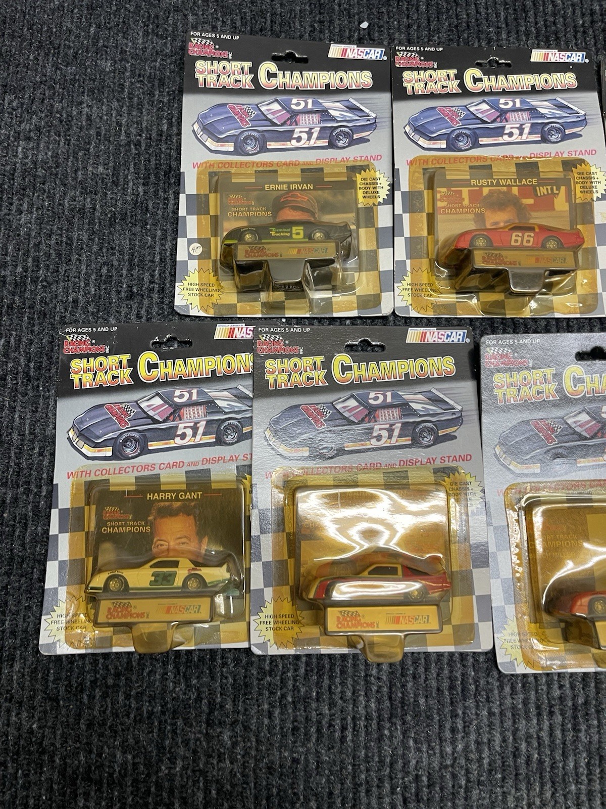 NASCAR Racing Champions Short Track Champions Diecast Cars Lot of 7