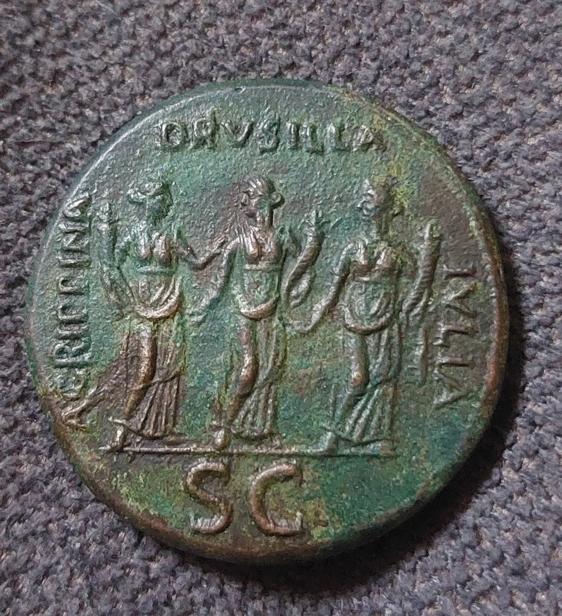 sestercios romanos bronze 32mm-28,12gr