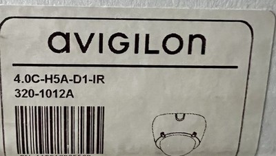 Avigilon 4.0C-H5A-D1-IR 4MP IP Network Camera 320-1012A NEW (2RR129)
