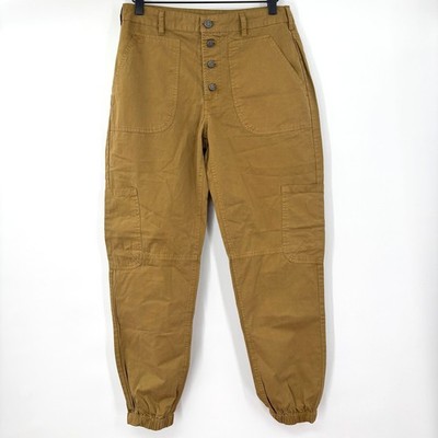 Sundance NWT Jolienne Jogger Pants Cargo Style 100% Cotton Women s Size 2