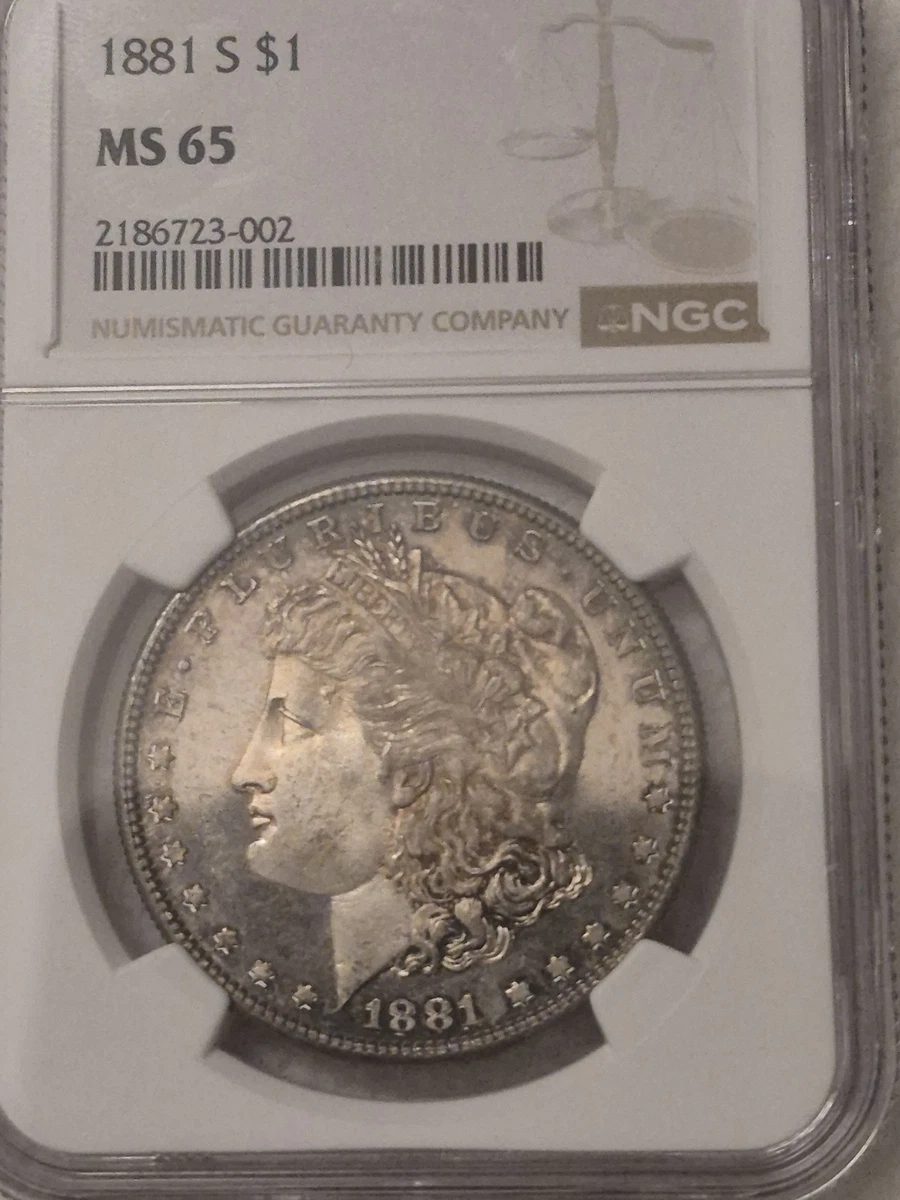 NGC 1881 Year Grade MS 65 Morgan Dollars (1878-1921) for sale | eBay