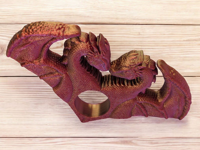Dragon Lovers Kissing Book Page Holder: Fantasy Book Reading Assistant
