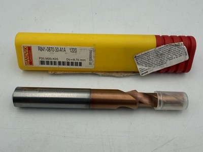 Sandvik CoroDrill R841-0870-30-A1A 8.7mm Solid Carbide Drill Bit NEW