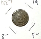 1887 Indian Head Penny Fine+  15.62