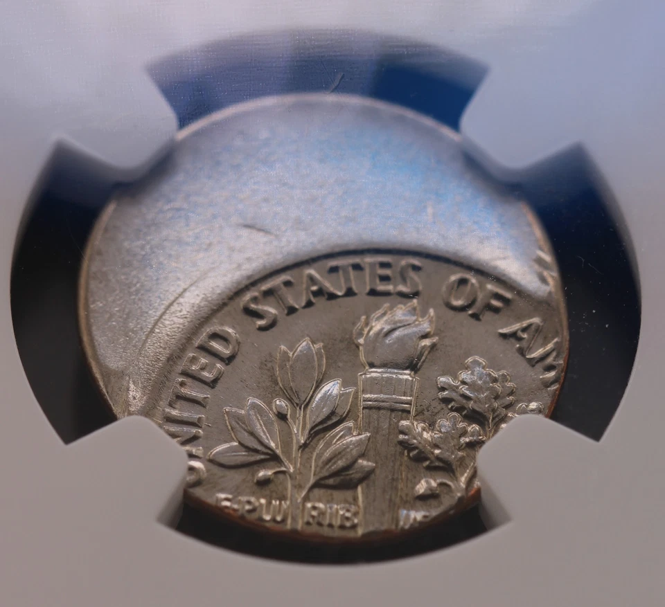 1994-P 10C Roosevelt Dime NGC MS 64 Struck 40% Off Center - Image 2 of 4