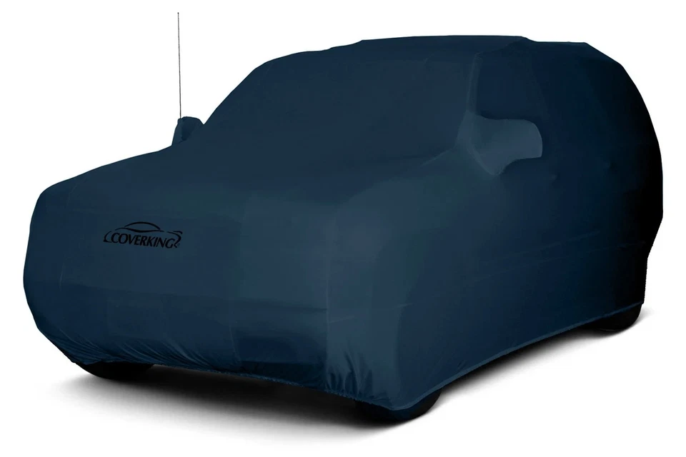 For Mercedes-Benz G63 AMG 24 Satin Stretch Indoor Navy Blue Custom Car Cover Foto 2 de 4