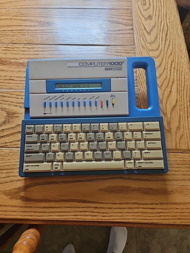 1988 Video Technology PreComputer 1000 VTech Educational Computer Vintage Works - Image 3 of 4