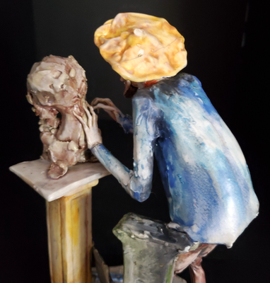 Lo Scricciolo SIGNED Toni Moretto Figurine ITALY VINTAGE | eBay