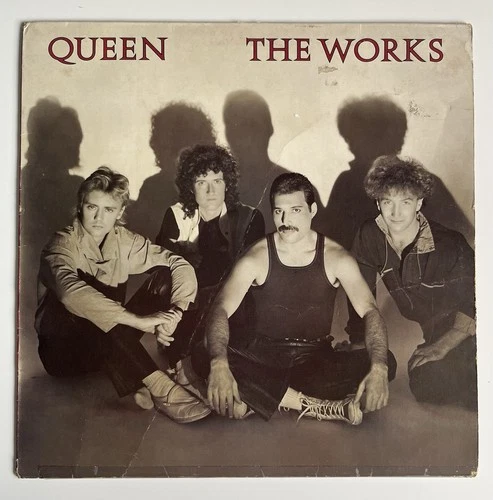 Queen The Works Vinyl LP UK 1984 1st Edition A1/B2 Rounded Inner VG+