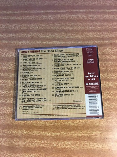 CD - Jimmy Rushing The Band Singer Jazz Archives No.49 - Imagen 4 de 4