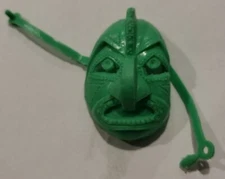 1975 Auth/Orig Marx Johnny West JWA Fighting Eagle Green Ceremonial Mask Nice