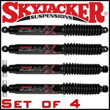 Skyjacker Black MAX Front Rear Shocks Set for 00-04 Ford Excursion w/ 0-3" Lift