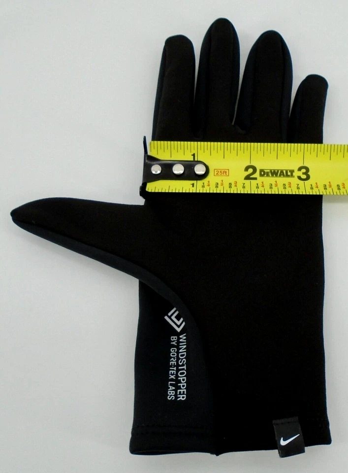 Guantes para correr Nike Gore-Tex XS negros/plateados para mujer Foto 4 de 4