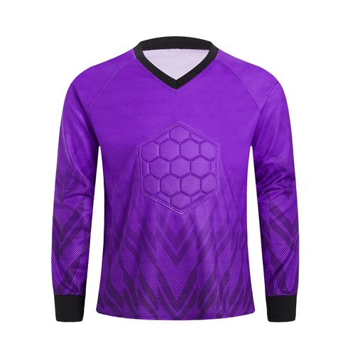 Kids Boys Protection Padded Goalie Jersey Quick-Drying Moisture-Wicking Shirts - Picture 52 of 62