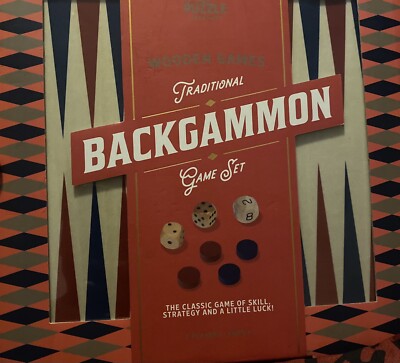 Professor puzzle wooden games traditional backgammon game set   
