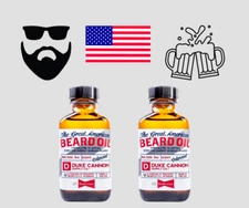 Duke Cannon Great American Beard Oil Men 3oz Budweiser Beer Benefit US Vets Lot2