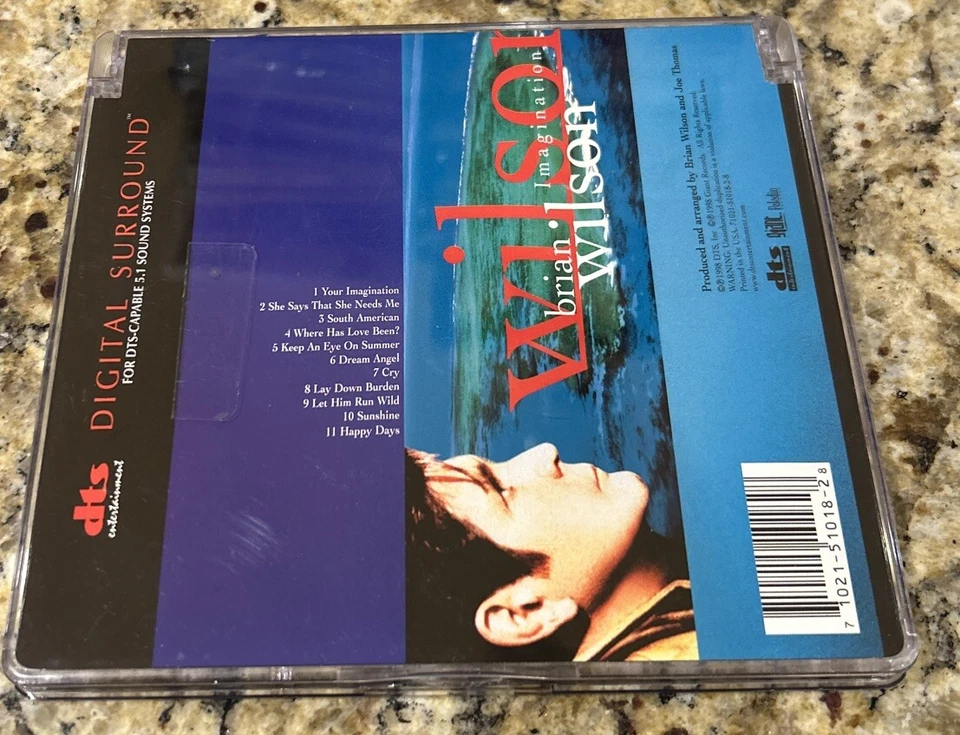 BRIAN WILSON- IMAGINATION DTS EXCELLENT - Image 3 of 4