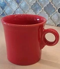 Fiesta Fiestaware Coffee Tea Cup Red C Ring Handle Homer Laughlin replacement