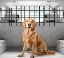 Rabbitgoo Dog Car Barrier for SUVs, Adjustable Large, Universal-Fit - Looks New