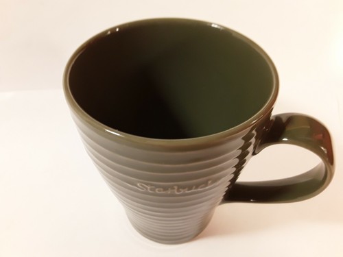 Starbucks Coffee Cup Design House Stockholm Olive Green Ribbed Mugs 2009 - Picture 6 of 6