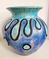 Don Williams Studio Pottery Vase 9½" Signed DMW 2003 St Pete, FL