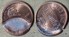 Error : 2000 Cent Mushroom Shaped Indent w/ Expanded Brocage IREC2665