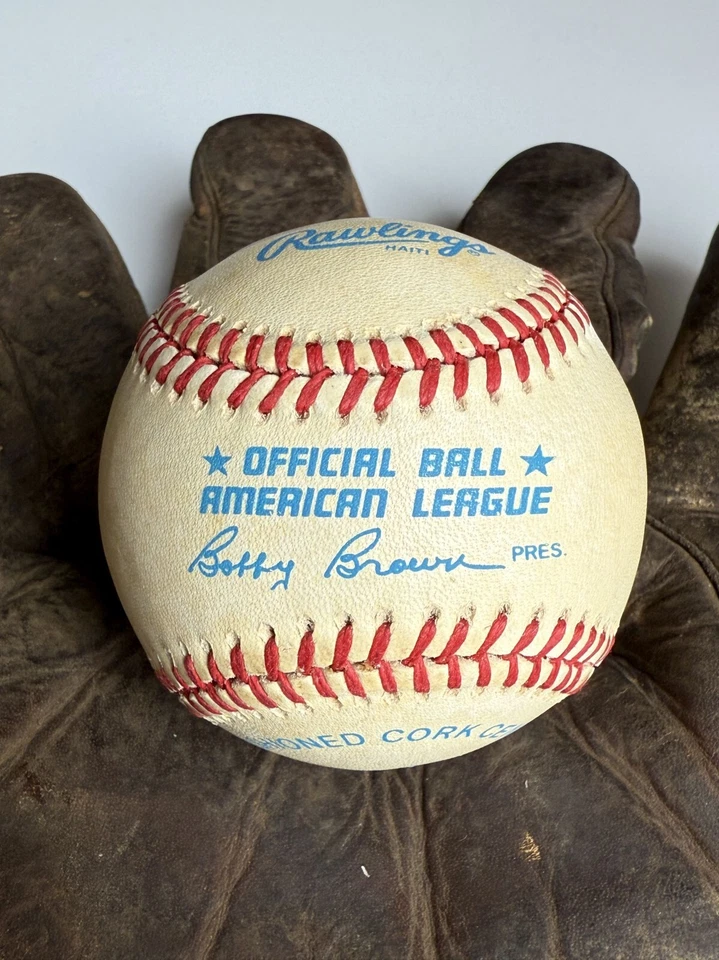 Danny Tartabull Firmado Autografiado Oficial Liga Americana (OAL) Béisbol Foto 2 de 2