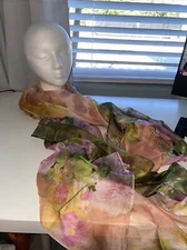 CEJON Oversized Sheer women's scarf wrap pareo - Blush